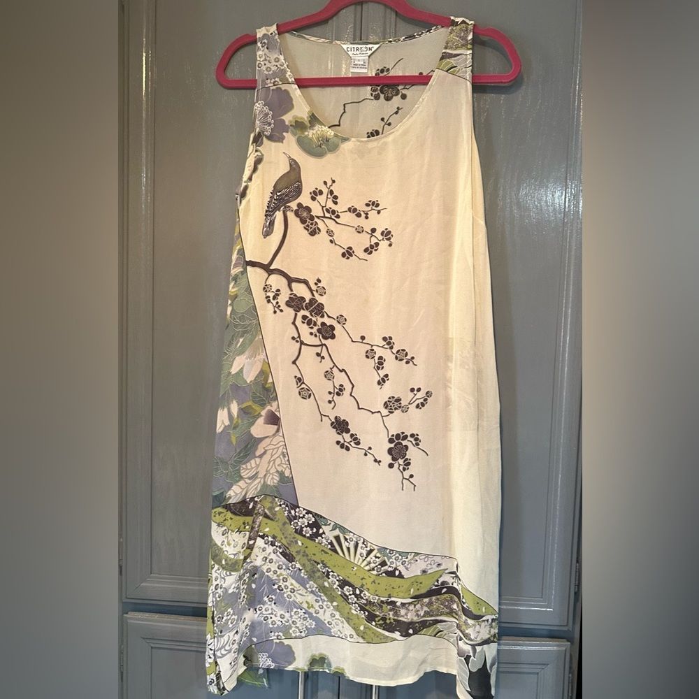 Citron Silk Dress
